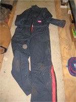 Blue Work Coveralls Size Large