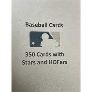(350) Baseball Cards In Binder Stars/hof