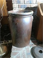 10 Gallon Stoneware Crock