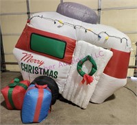 6' Inflatable Camper Santa