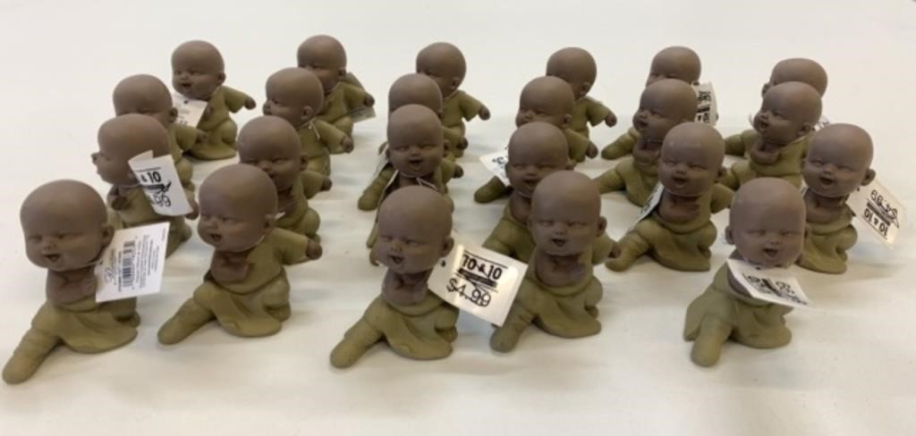 23 New 3" Tall Kung-Fu Monks