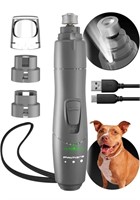 Dog Nail Grinder with LED Light, Rechargeable Dog