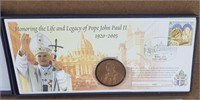 Pope John Paul 2 Commerative Coin