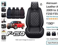 Aierxuan Car Seat Covers Front Set (2 chairs)