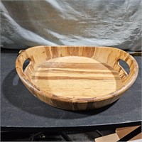 Wood tray