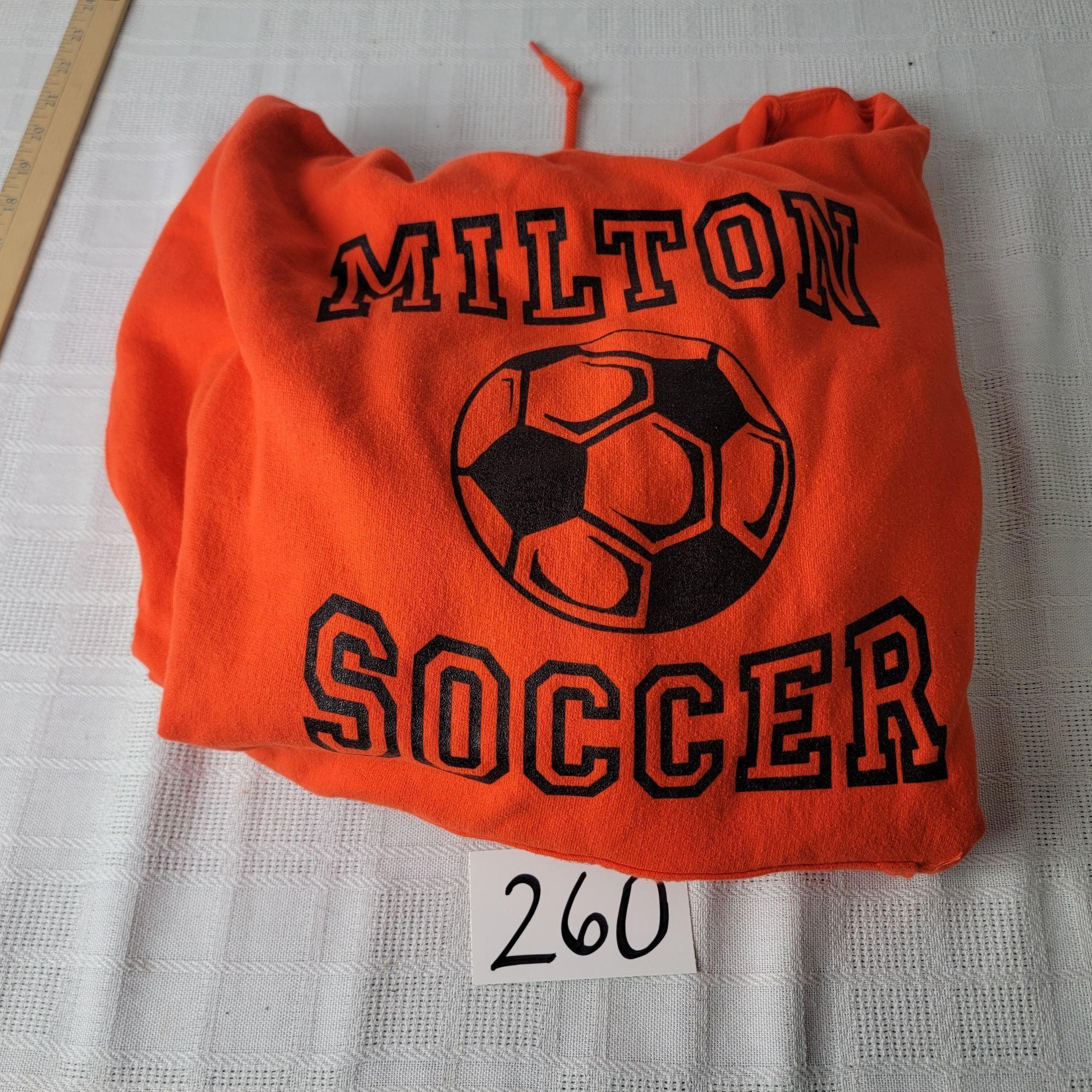 L Milton Soccer Hooded Sweatshirt