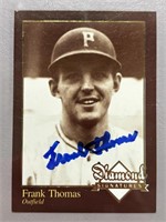 FRANK THOMAS SIGNED PIRATES CARD