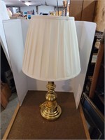 Stiffel Brass Lamp with Original Shade