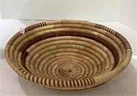 Very nice handcrafted coil basket with a 10 1/2