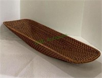 Handcrafted woven bread/fruit basket measuring 3