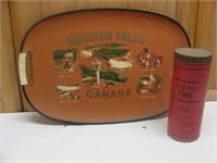 Fire Can and Niagra Falls Tray