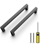 NISUOIEN 30 Pack Matte Black Cabinet Pulls 6 1/4