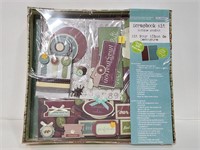 New Colorbök antique woodcut scrapbook kit