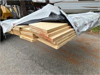 125 LF of 7/8x10 Pine Boards