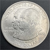 1923-S Monroe Doctrine Silver Half Dollar