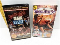1988 1991 WWF VHS TAPES-WRESTLEFST&SAT. MAIN EVENT