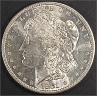 1881-S MORGAN DOLLAR CH BU