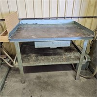 Metal Top Work Bench