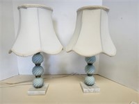 Lamps, bedside or dresser (2)