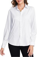 Tapata Women's Classic Button-Down Blouse Formal