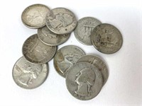 Washington Quarters, 90% Silver (10)