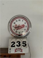 Cushman neon clock (works)