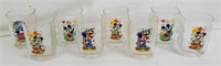 8 Mcdonalds Walt Disney World Collectors Glasses