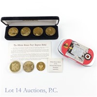Elvis, Bobby Hull, Casino & Oth. Medals/Stamps -8