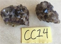 177 - 2 PIECES OF GEODE (CC14)