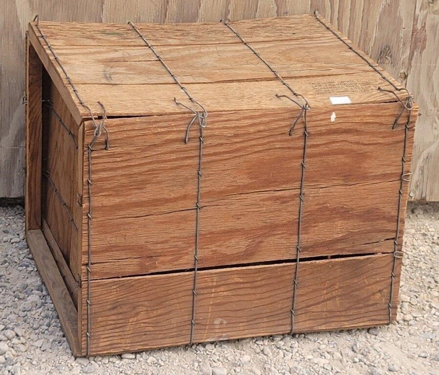 California Barrel Co. Wooden Crate Box