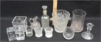 ASSORTED CRYSTAL, GLASSWARE