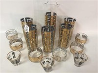 Art Deco Drink Set, 12 pc