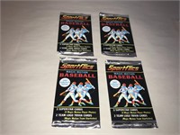 1987 Sportsflics Baseball Cards LOT of 4 Packs