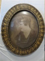 Framed Oval picture