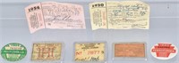 7-VINTAGE HUNTING and FISHING LICENSES