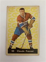 1962 Parkhurst Hockey Card - Claude Provost #50