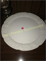 MILK GLASS PLATTER