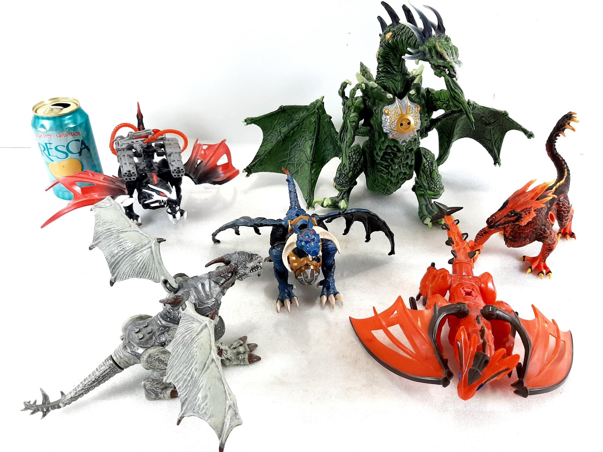 6 dragons articulés