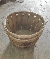 (2) Vintage Apple Baskets