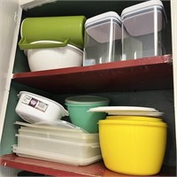 Plasticware, Canisters, Assorted