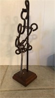 Table Top Puzzle 14” Tall Mind Games or Art Piece