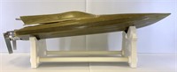 Fiberglass Boat 50.5" long x 13" W No Remote