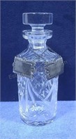 Waterford cut glass decanter with stopper.