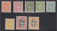 India-Indore Stamps #34-41 Mint Hinged, CV $104.75