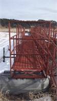 (2) SECTION OF FLOATING CATWALK, 21' AND 15' LONG,