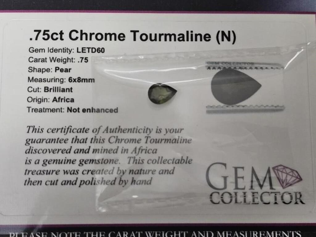 .75ct Chrome Tourmaline