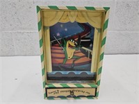 Vintage Musical Box With Frog Hello my Baby 5.5"w
