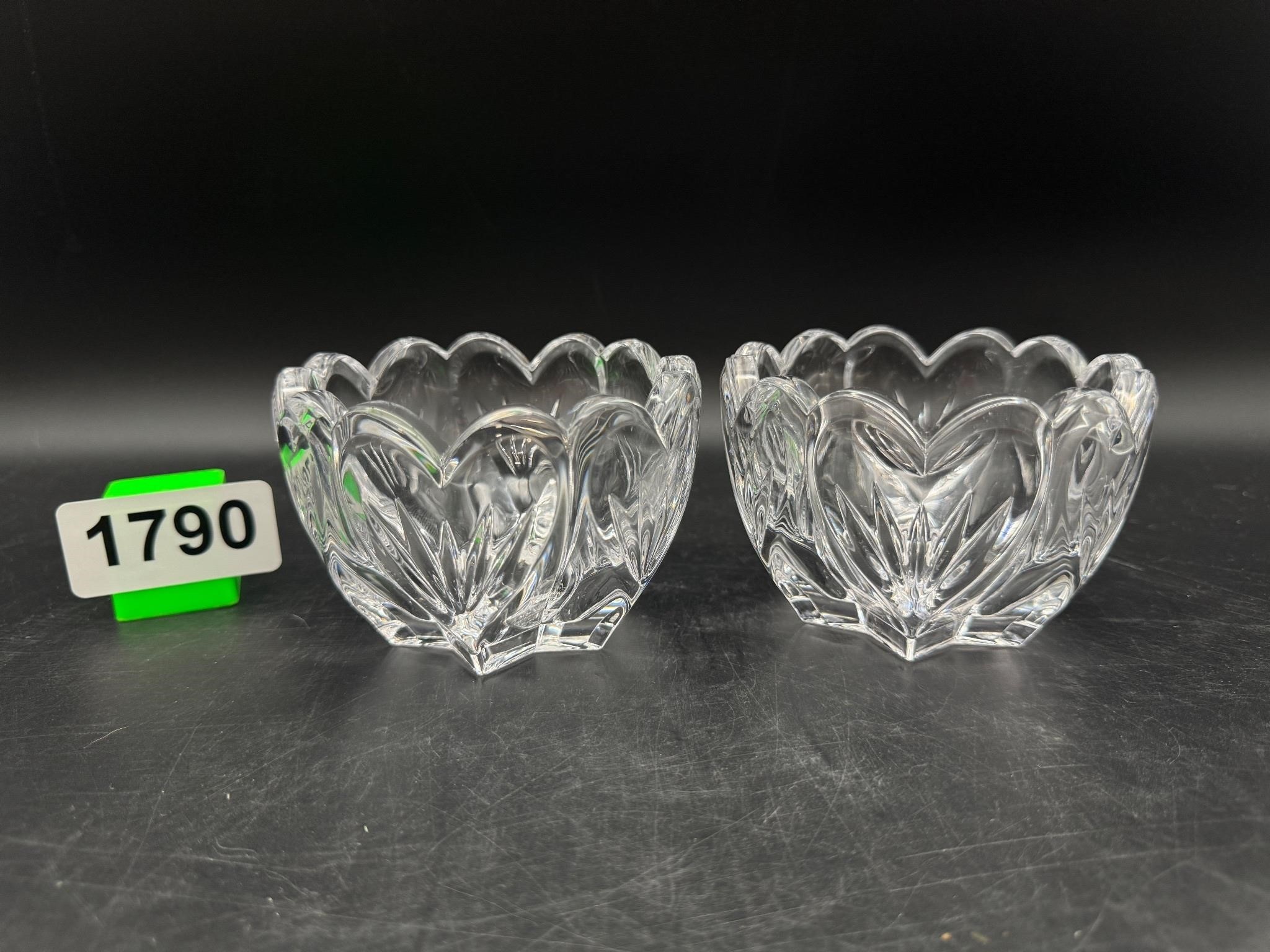 2 Marquis By Waterford Crystal Bowls