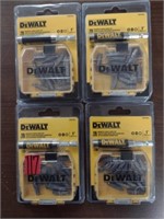 4 DeWalt 16pc Magnetic Drive guide sets