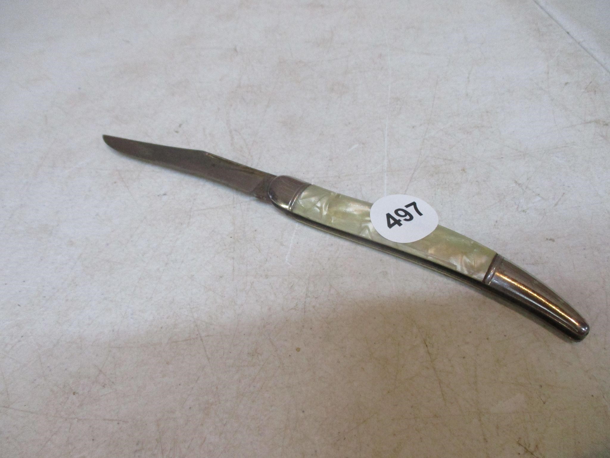 Hammer Pearl Handle Knife - Made in USA
